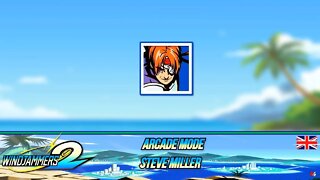 Windjammers 2 🥏 : Arcade Mode - Steve Miller 🇬🇧