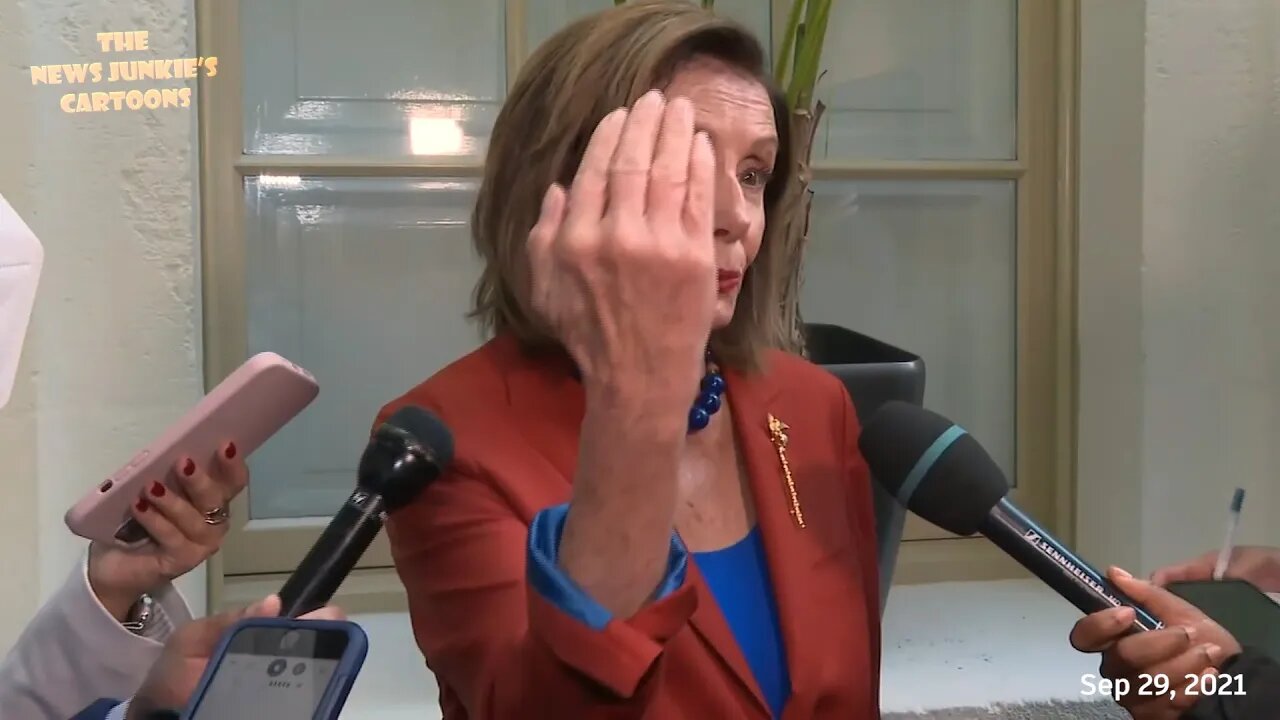 Pelosi has "no patience" for moderates not voting to raise debt ceiling.