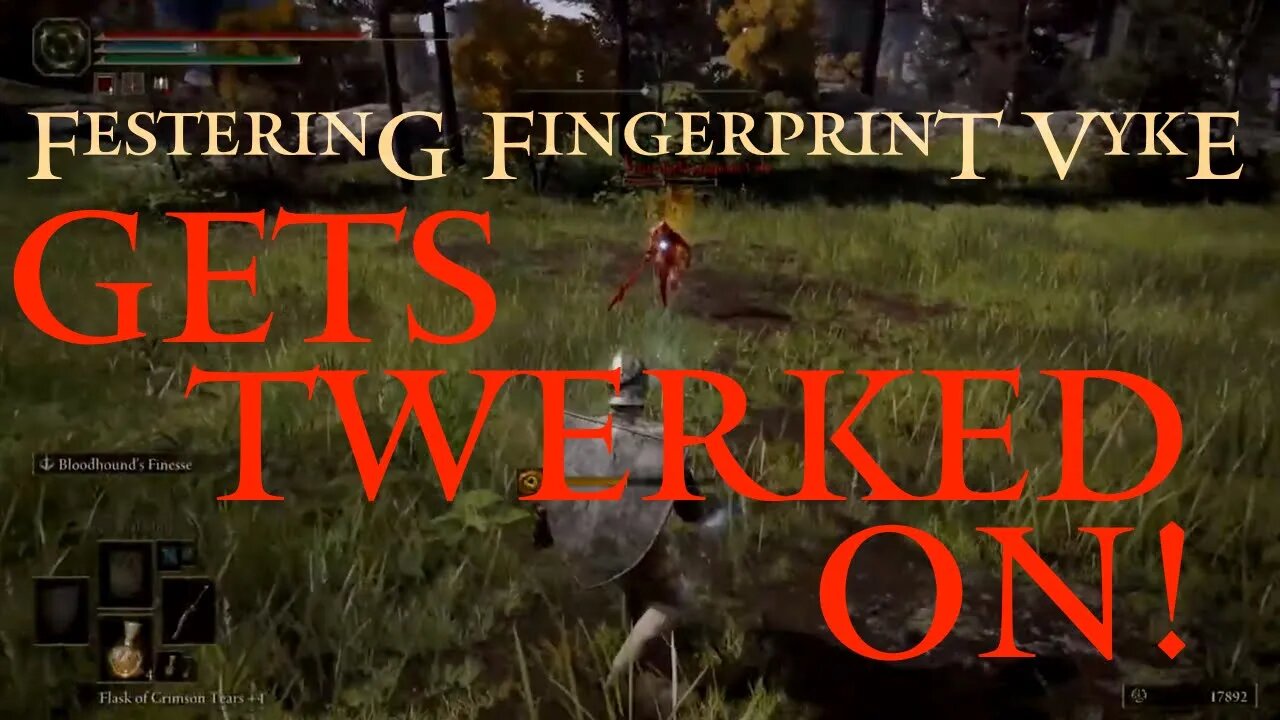 Elden Ring Festering Fingerprint Vyke Boss Gets Beaten and Twerked On (Elden Ring Live)