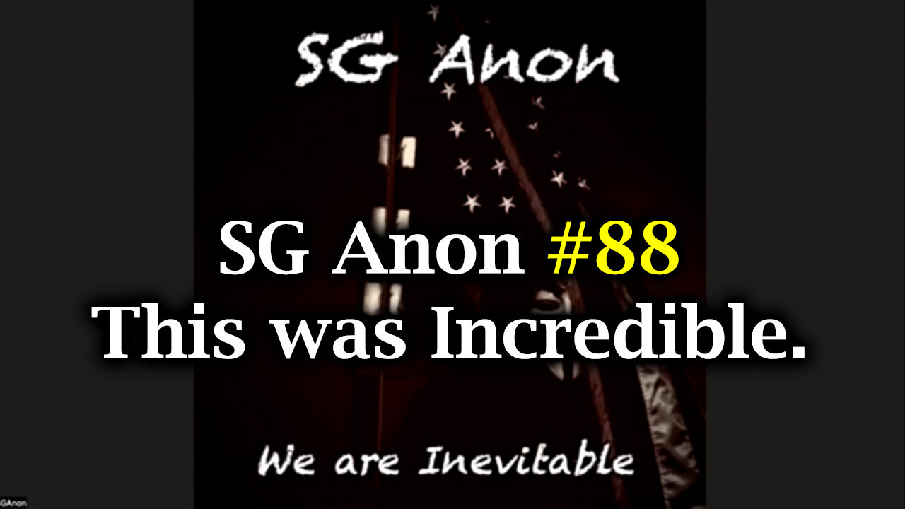 SG Anon #88 SHOCKING - This was Incredible (Sept 5)