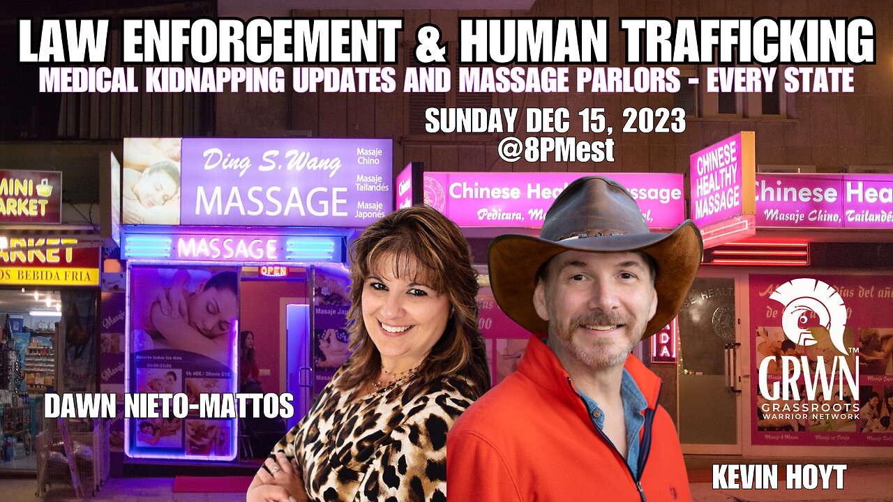 Law Enforcement, massage parlors and HUMAN TRAFFICKING - YOUR TOWN TOO!