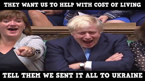 Boris Sends Another £1.3 Billion To Ukraine While People Here Don't Have A Pot To Piss In