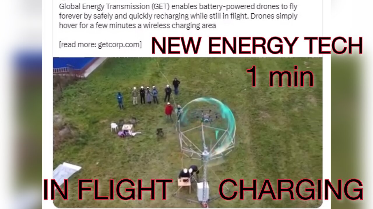 NEW ENERGY TECH • In-Flight Charging 💥