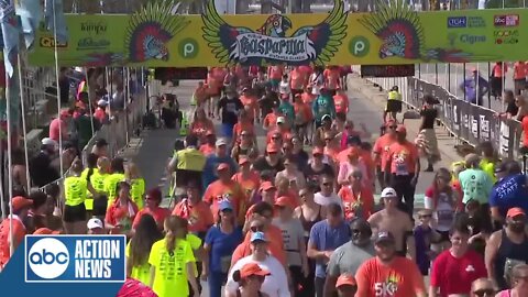 3:45 – 3:50 Saturday | Publix Gasparilla Distance Classic Finish Line