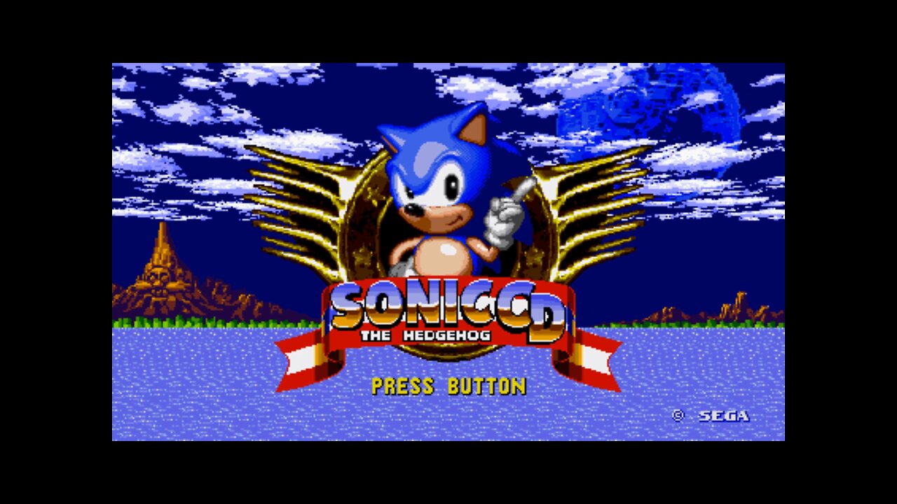 Let's Play! Sonic CD Part 1! Gotta Stop the Bad Guy and Rescue the Girl!