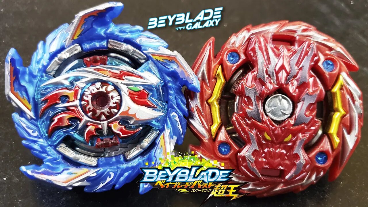 KING HELIOS .Zn 1B vs MASTER BAHAMUT .Ar.Br - Beyblade Burst ベイブレードバースト