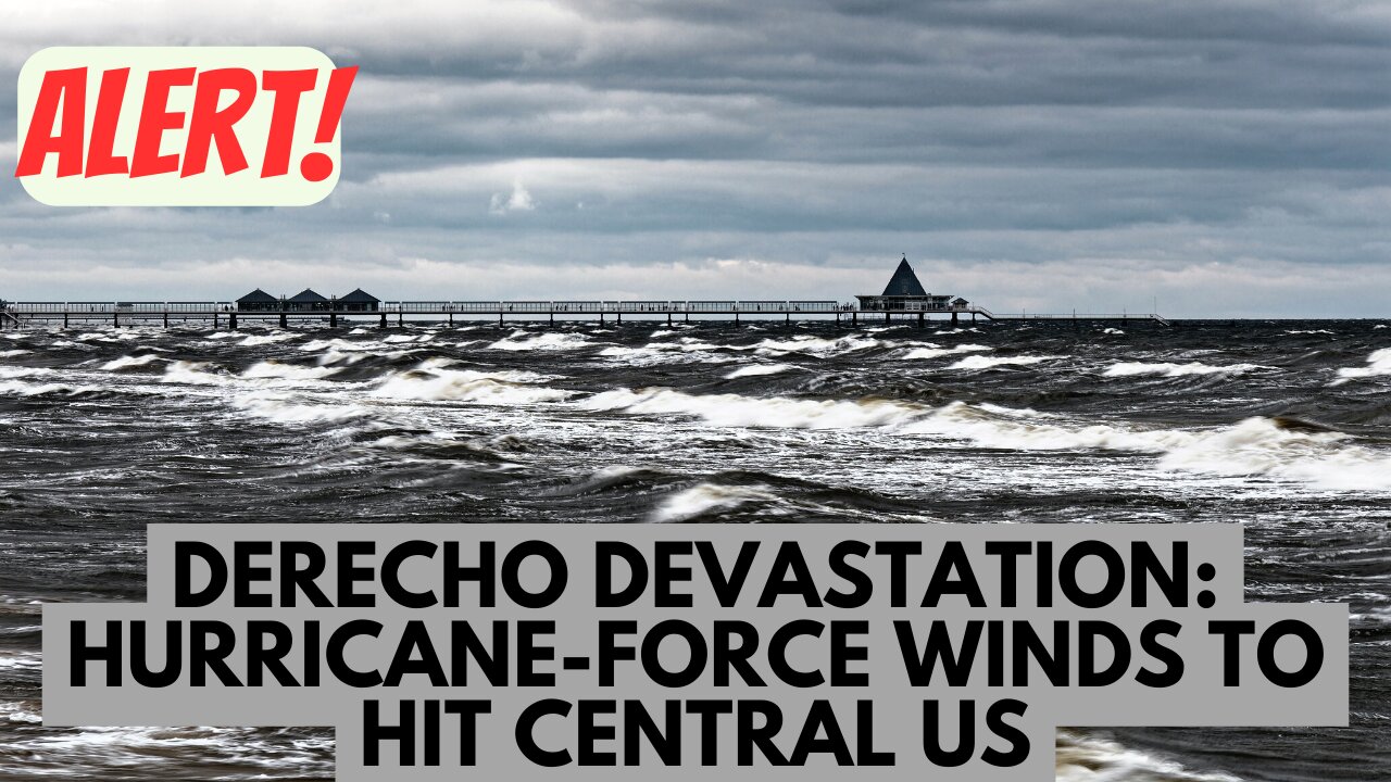 Derecho Devastation: Hurricane-Force Winds to Hit Central US Today #usnews #uspolitics #usa