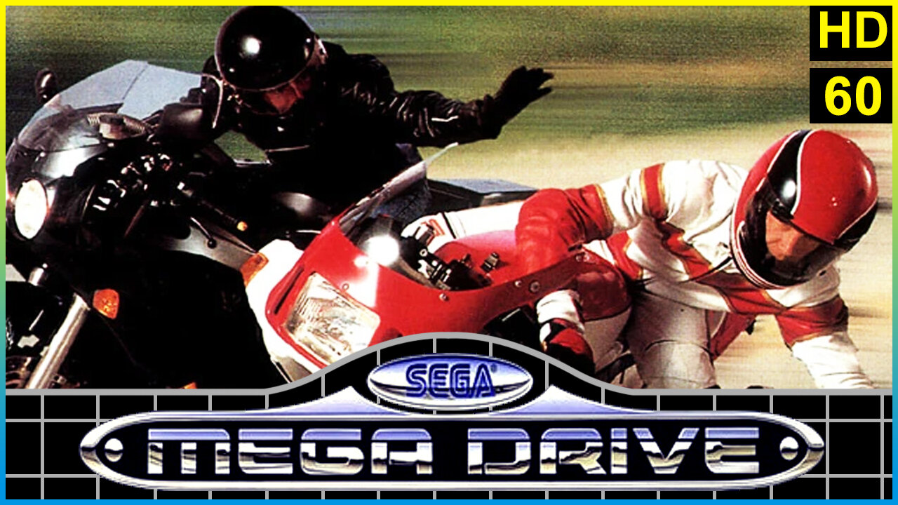 Road Rash. [Megadrive / Genesis]. 2 Player. Gameplay Commentary and Ending. Lets Play.