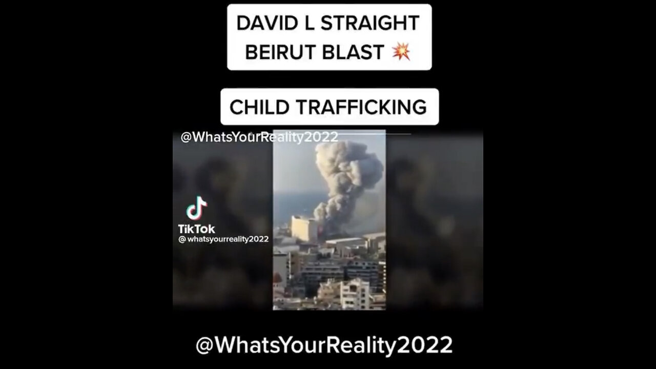 David Straight Explains The Beirut Blast