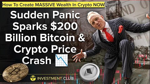 Sudden Panic Sparks $200 Billion Bitcoin & Crypto Price Crash