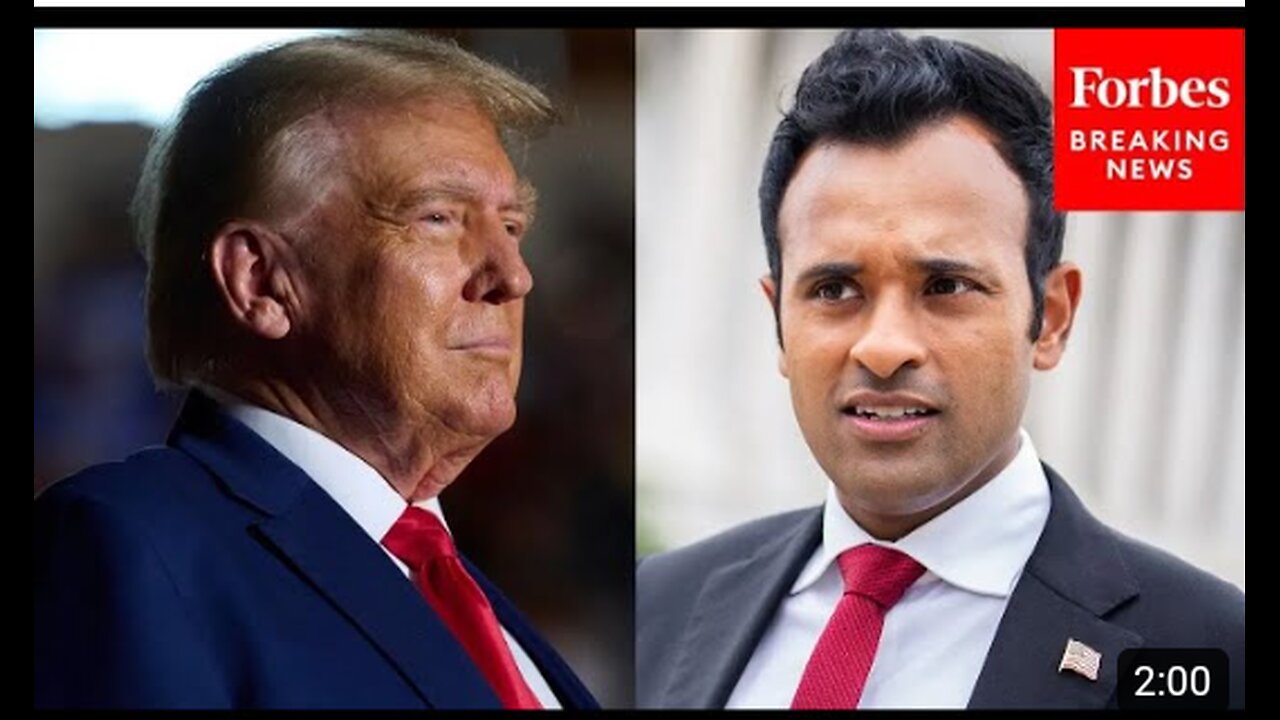 BREAKING NEWS: Vivek Ramaswamy Removes Himself From Colorado Ballot In Solidarity With Trump