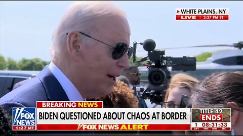 Biden Admits There's Been Chaos At The Border During His Watch