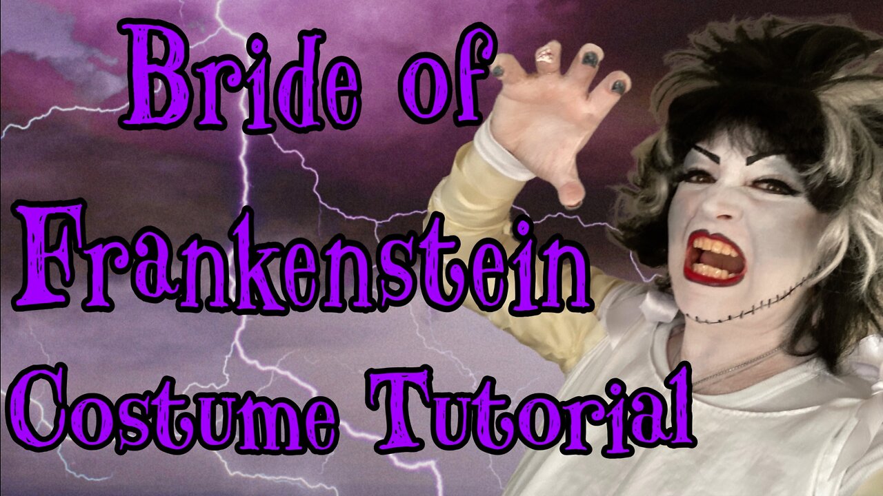 The Bride of Frankenstein DIY costume tutorial.