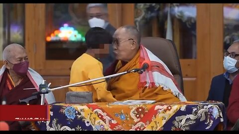 Dalai Lama apologises for asking boy to suck his tongue