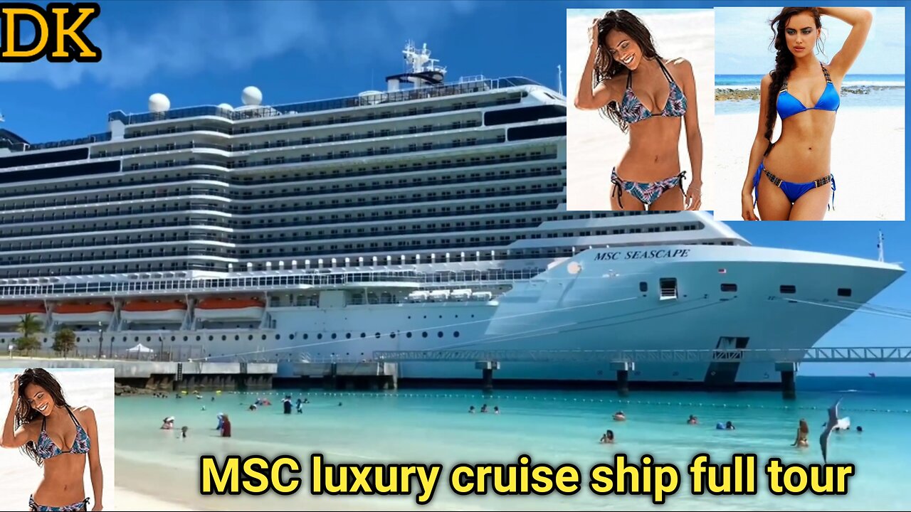 MSC luxury cruise ship full tour