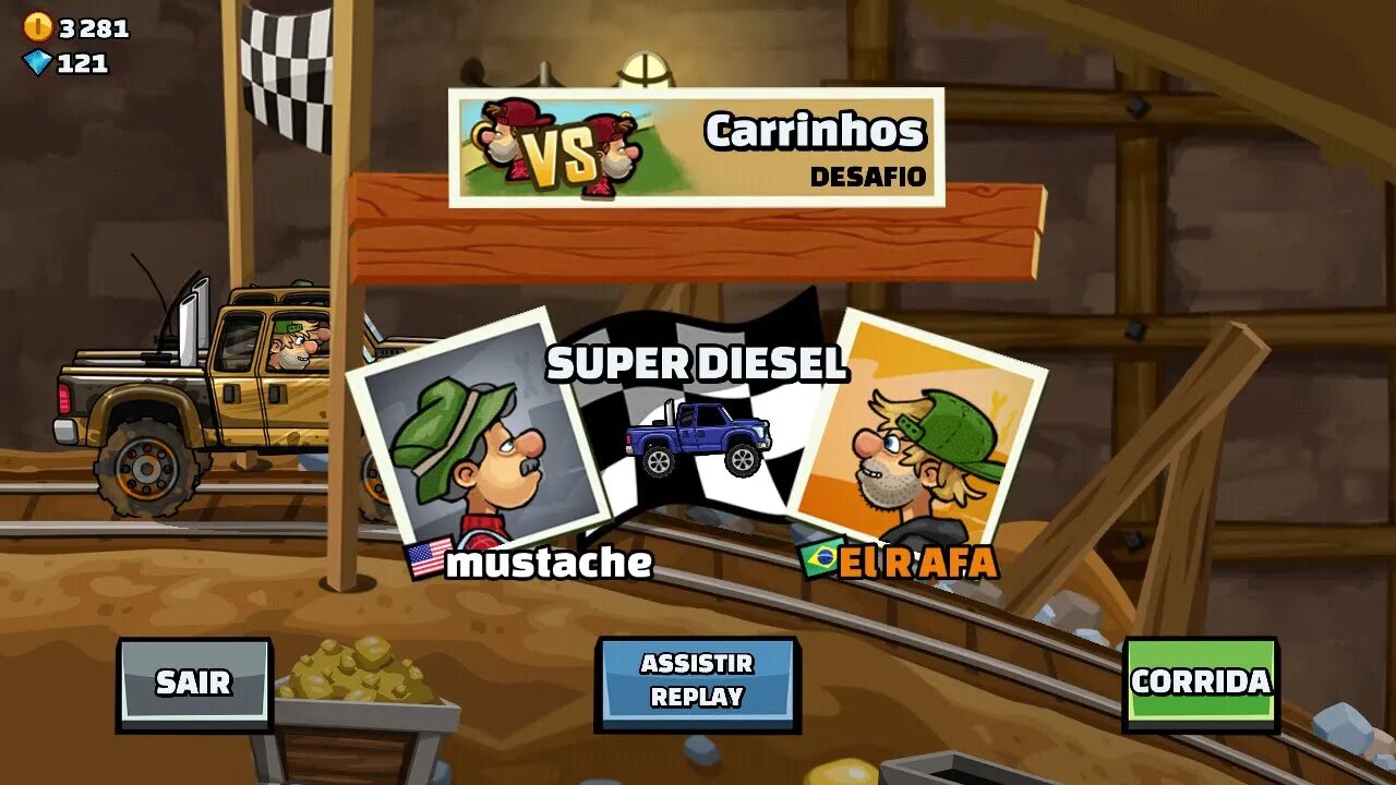 #hillclimbracing2,HD Som original do jogo,#bill,#corrida #mustache