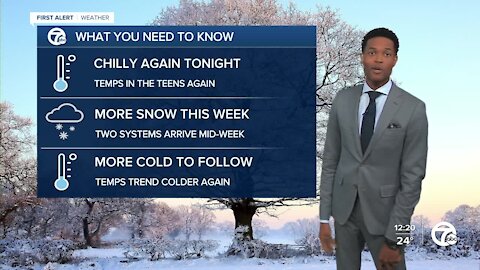 The cold and snow continues