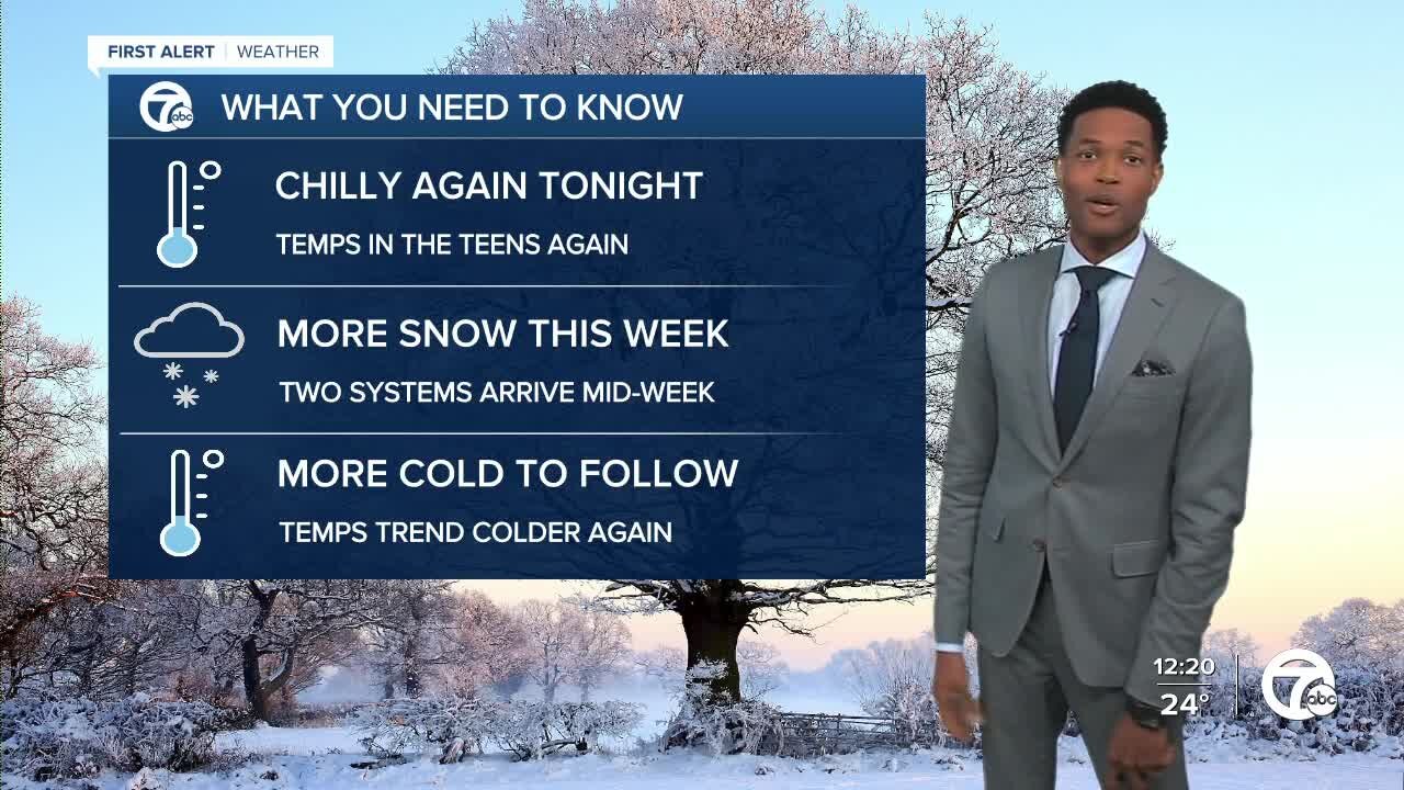 The cold and snow continues
