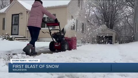 First blast of snow: Waukesha sees 5 inches of snow