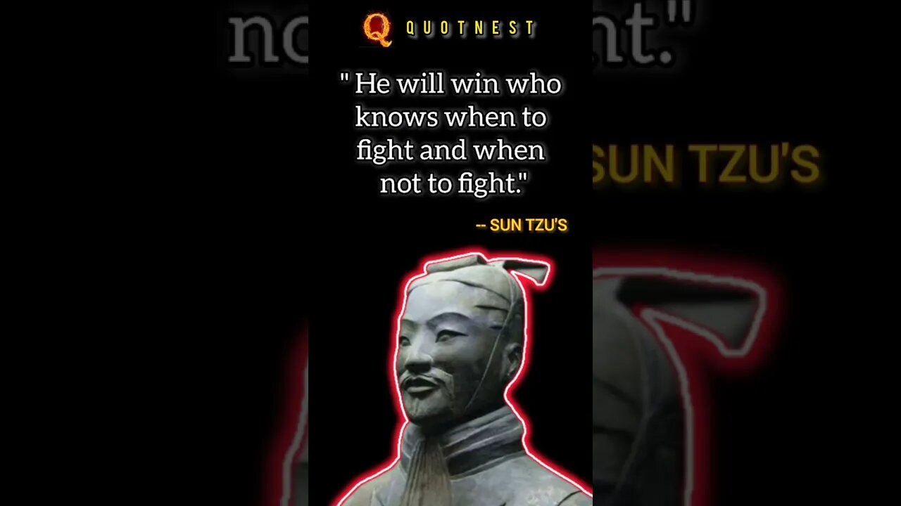 Sun Tzu's Quotes || Life Changing Quotes || #quotes #kuotes #short #drivingfails #shortquotes