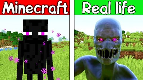 Minecraft vs Real life