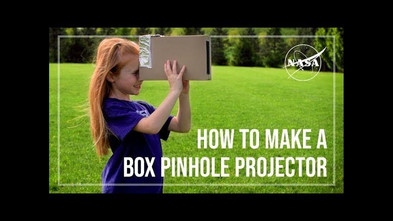 How to make a Box Pinhole Projector