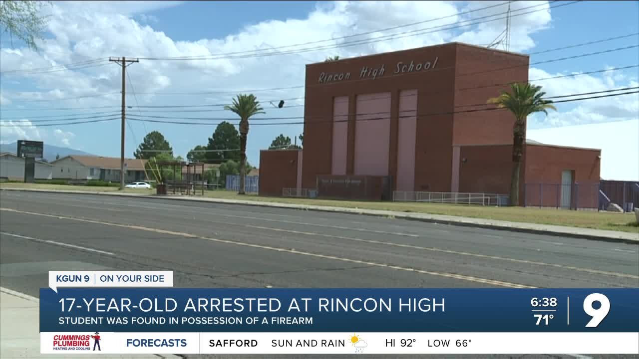 Police: 17-year-old arrested for bringing gun to Rincon/University HS