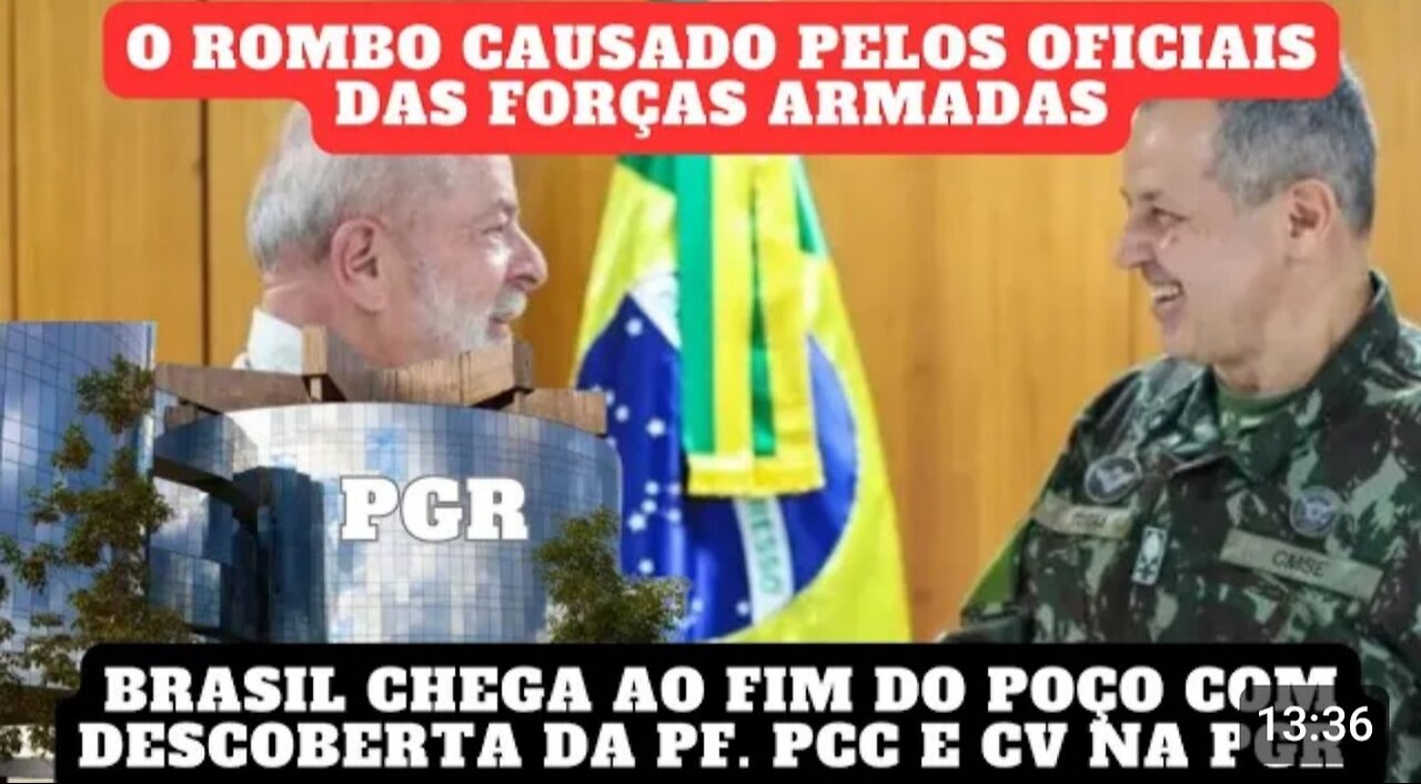 URGENTE Elo entre Facções e PGR é descoberto pela PF/Janja Bloqueada/FFAA e o rombo causado ao país
