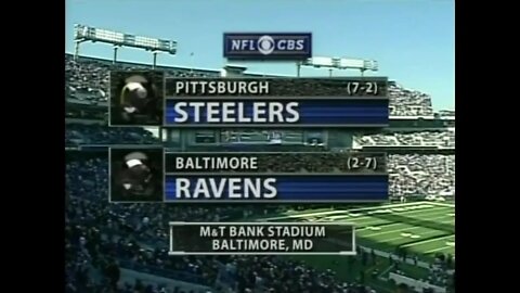 2005-11-20 Pittsburgh Steelers vs Baltimore Ravens