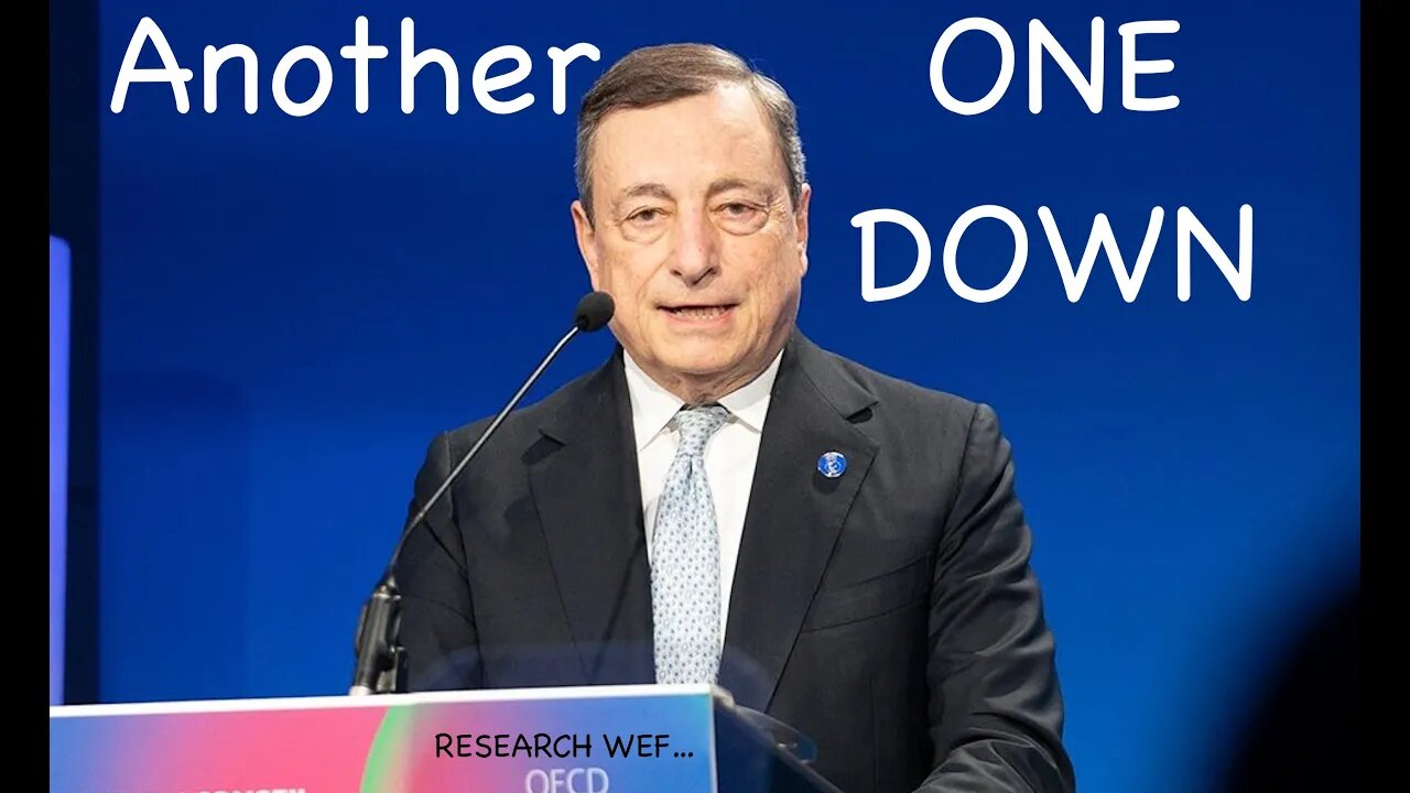 Italy thrown into political crisis as PM Mario Draghi resigns but the bigger question is TRUTH WHY?