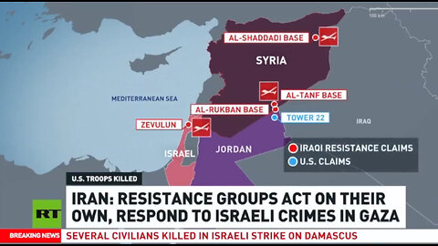 Contradiction: In which country attack on U.S. forces happened, Jordan or Syria?