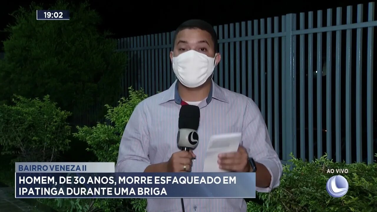 Bairro Veneza II: Homem, de 30 anos, morre esfaqueado em Ipatinga durante uma briga