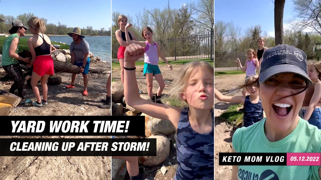 Guess What We're Back Doing! YARD Work Time! Woohoo! | Keto Mom Vlog