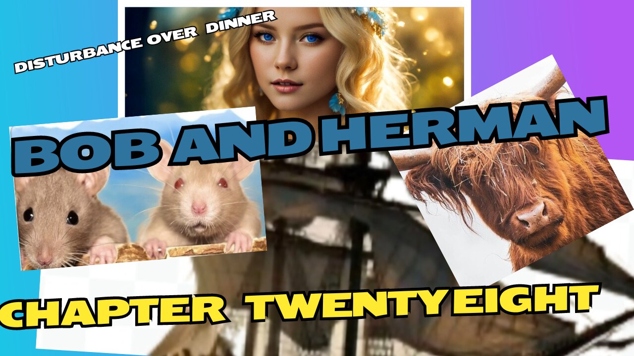 BOB AND HERMAN. CHAPTER 28. DISTURBANCE OVER DINNER.