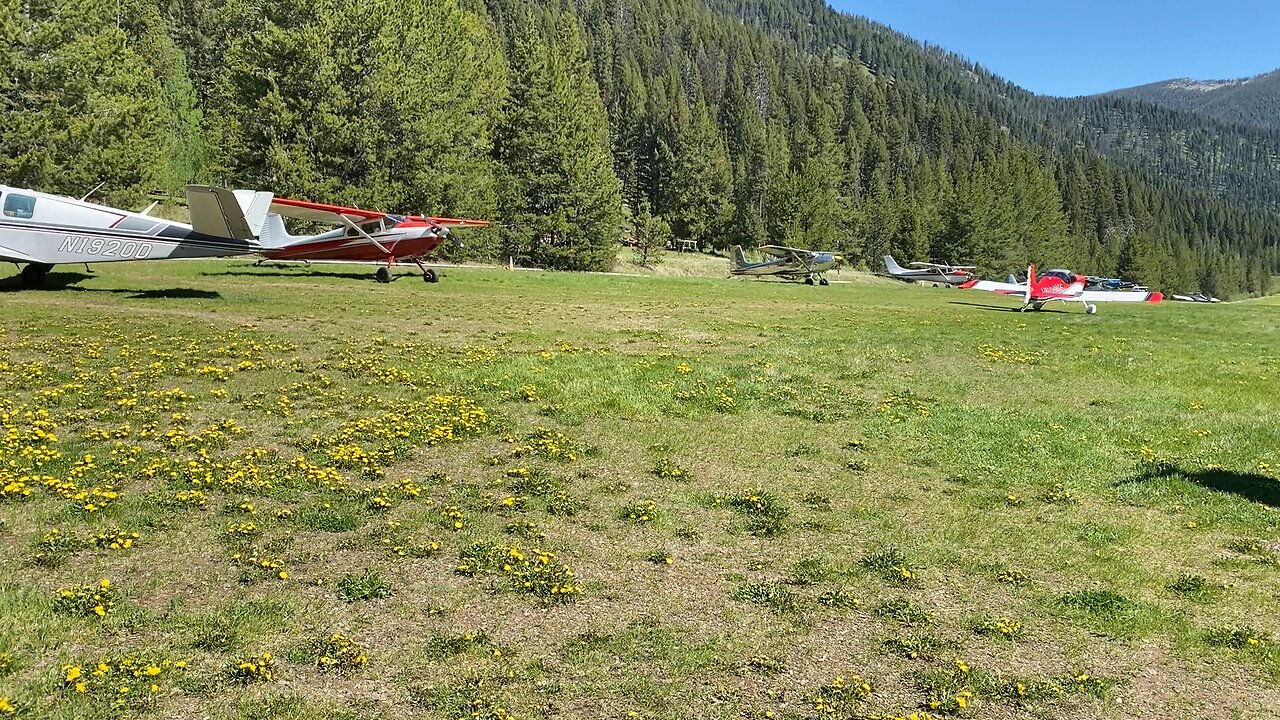 Idaho back country flying Big Creek