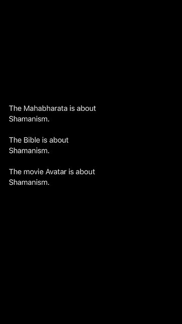 The Tree of Knowledge is about Shamanism