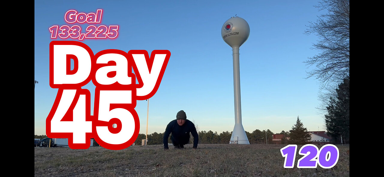 February 14th. 133,225 Push Ups challenge (Day 45)
