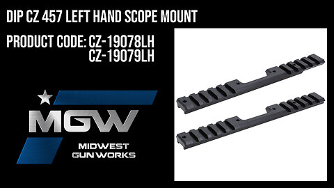 DIP CZ 457 Left Hand Scope Mount