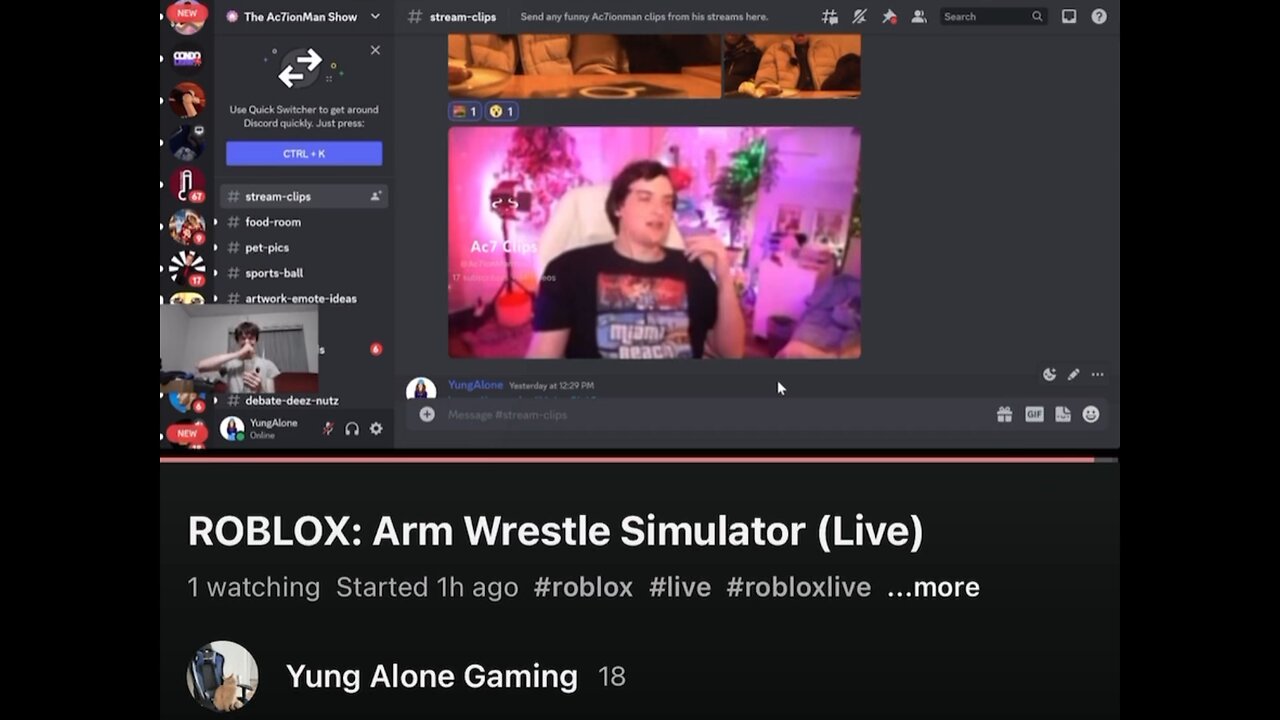 Funny Yung Alone Roblox Clip (Live Replay)