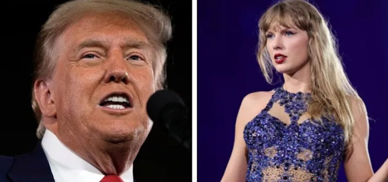 Trump andTrump Taylor bad blood or Ai _generated support?