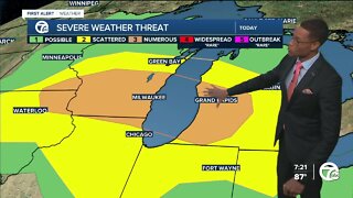 Severe weather takes aim at Metro Detroit