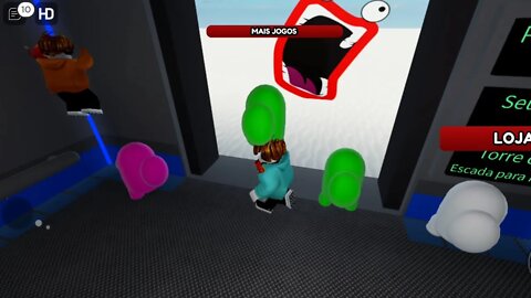 ROBLOX AMONG US ELEVATOR - CABEÇA DE ABOBORA - APP - TOTOY GAMES @NEWxXx Games #roblox