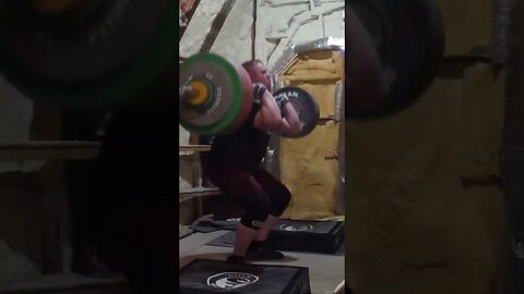 143 kg / 315 lb - Low Block Clean and Jerk