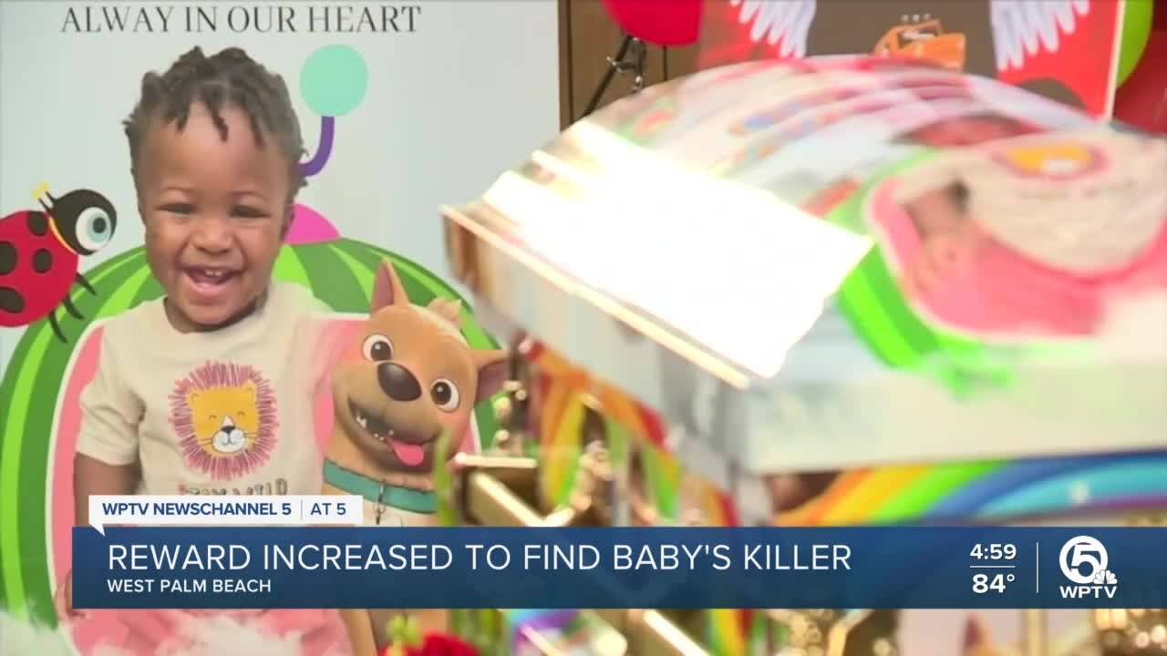 $40,000 reward in toddler's killing in West Palm Beach