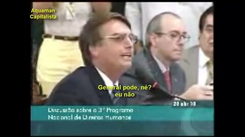 Bolsonaro ESCOVA Ministro de Direitos Humanos na Comissão da "Verdade" (2010)