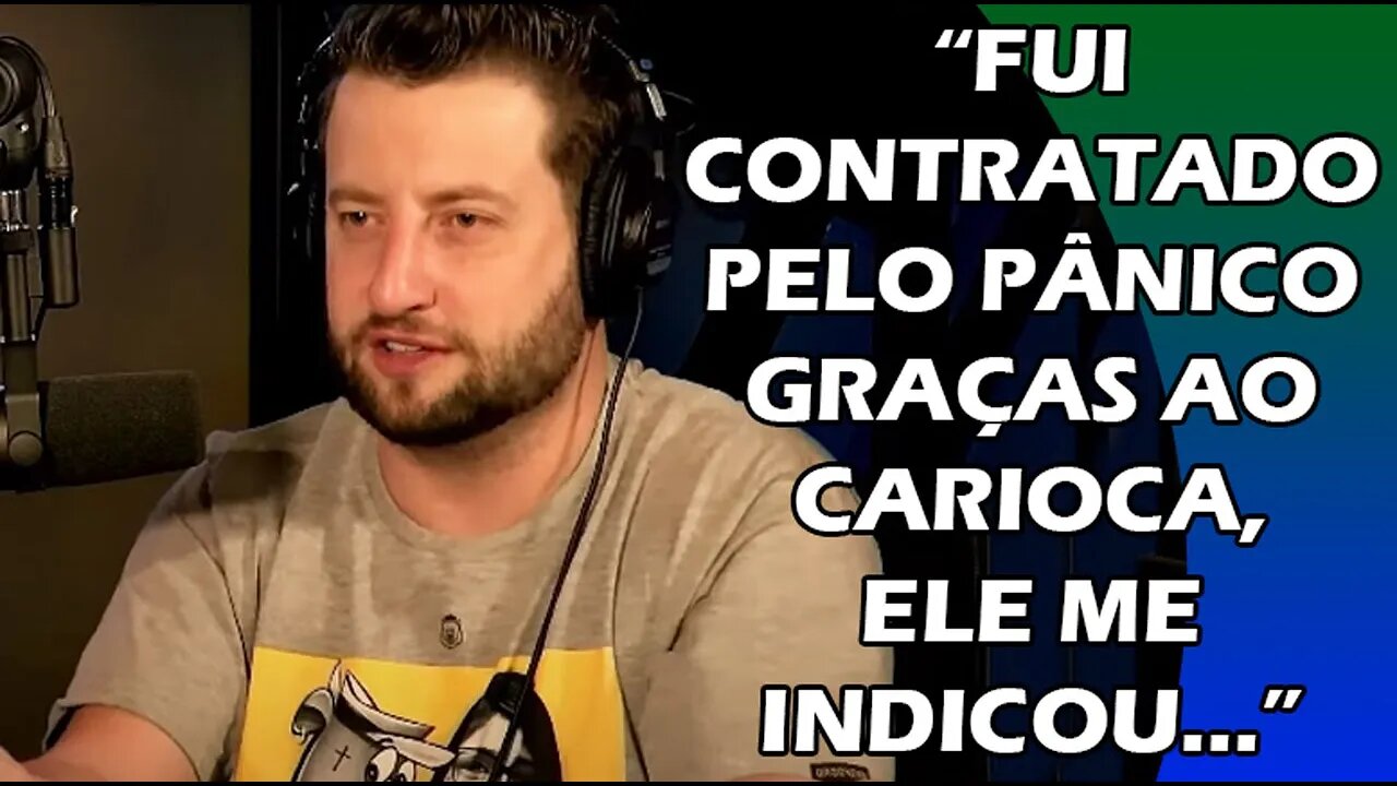 CARIOCA AJUDOU O PAGODE DA OFENSA A ENTRAR NO PÂNICO NA TV - TICARACATICAST CARIOCA E BOLA