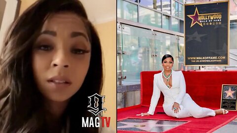 Ashanti On Being Overwhelmed After Receiving Walk Of Fame Star! 🏆