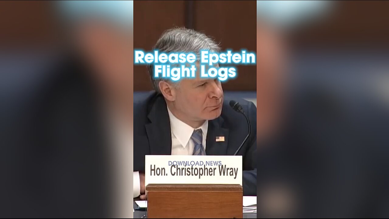 Marsha Blackburn Asks FBI Director When The Epstein Flight Logs Will Be Released - 12/5/23