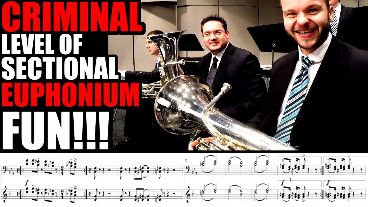 CRIMINAL LEVEL OF FUN IN EUPHONIUM SECTION!!! OLEEEE!!!