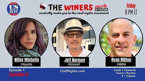 The Winers Ep. 1 (streams live on Sept. 13 at 8 PM ET)